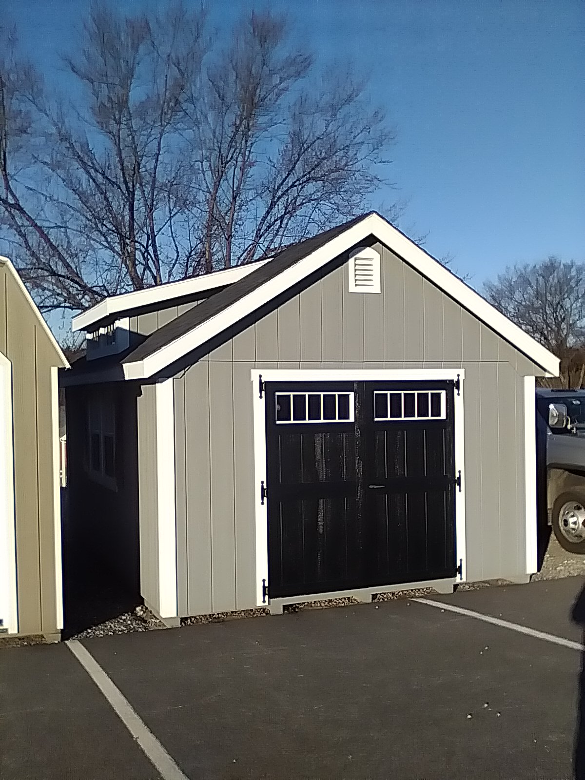 12x16 A_Frame Elite in stock shed