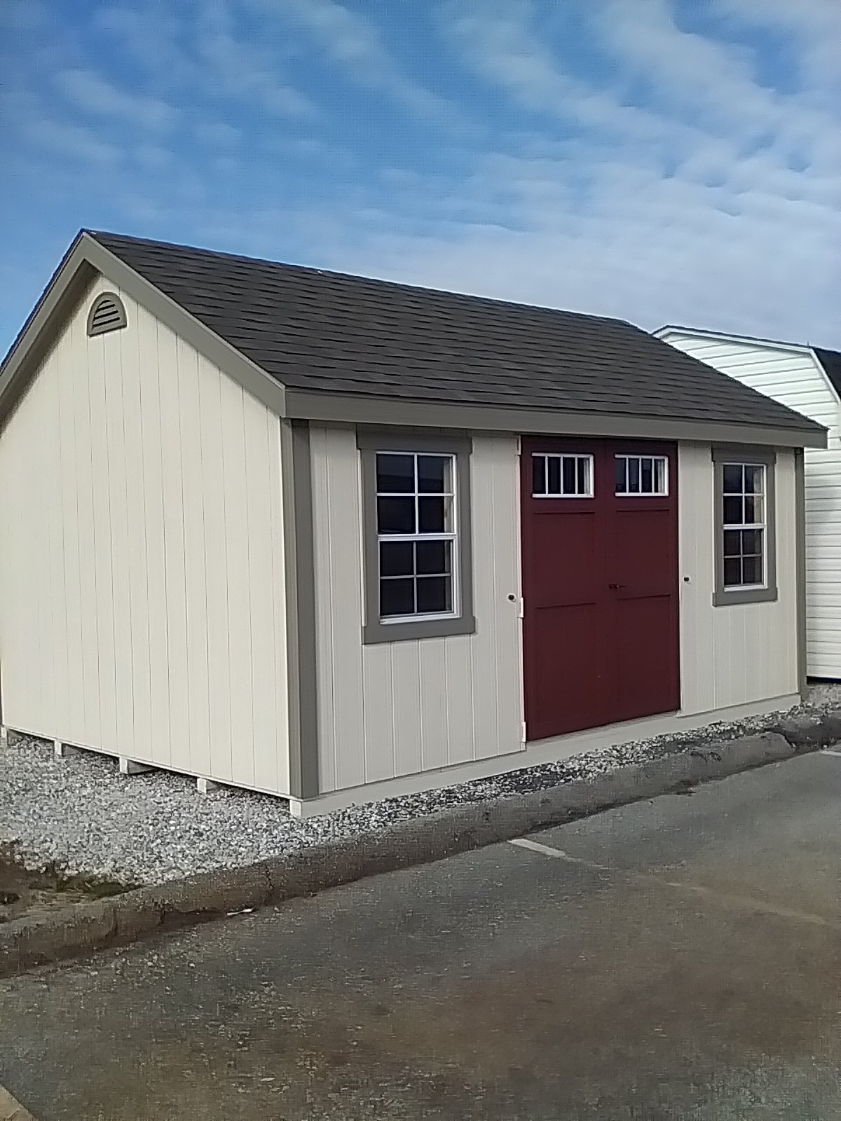 12x16 Cape NE in stock shed