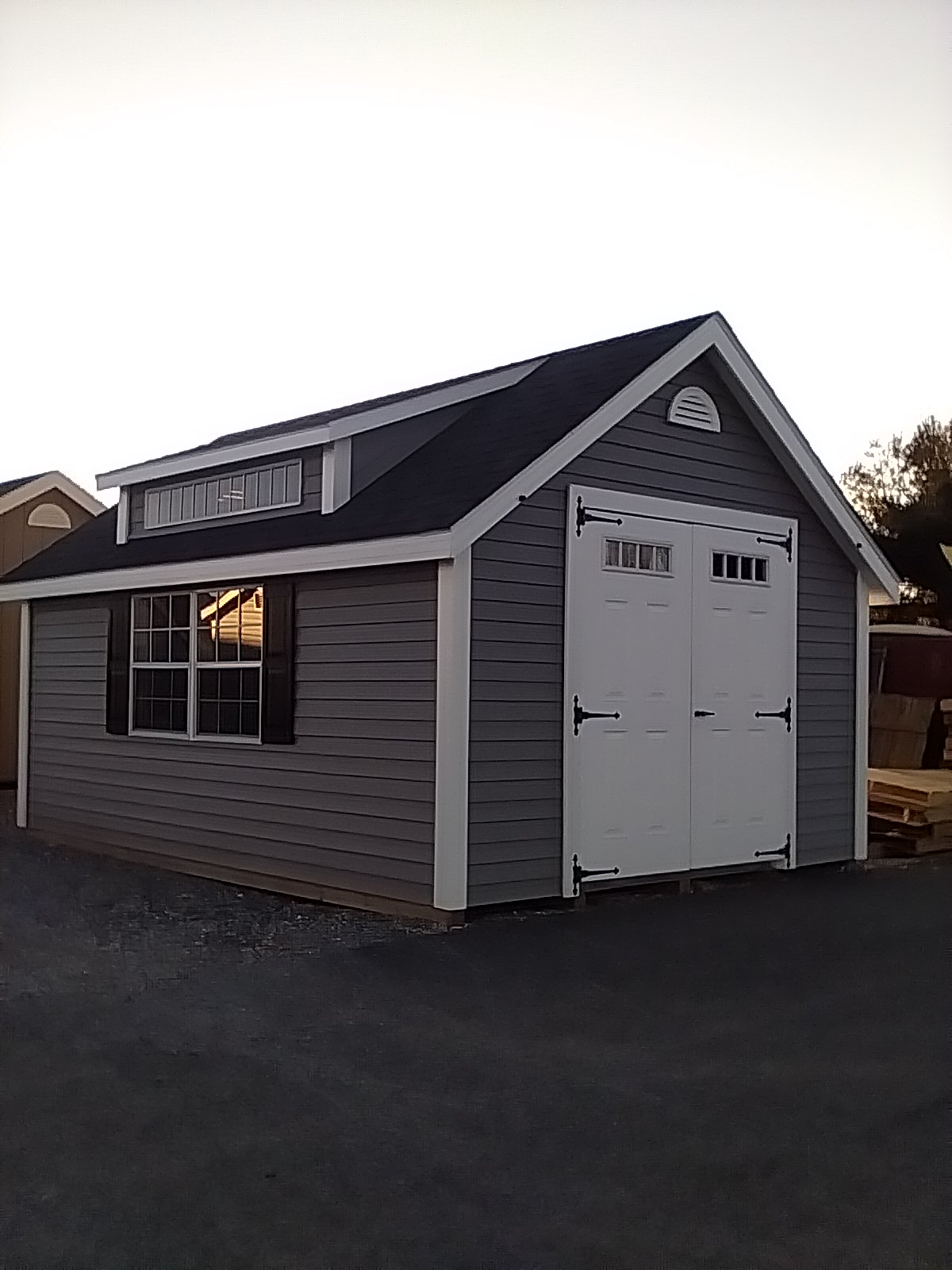12x16 Classic NE in stock shed