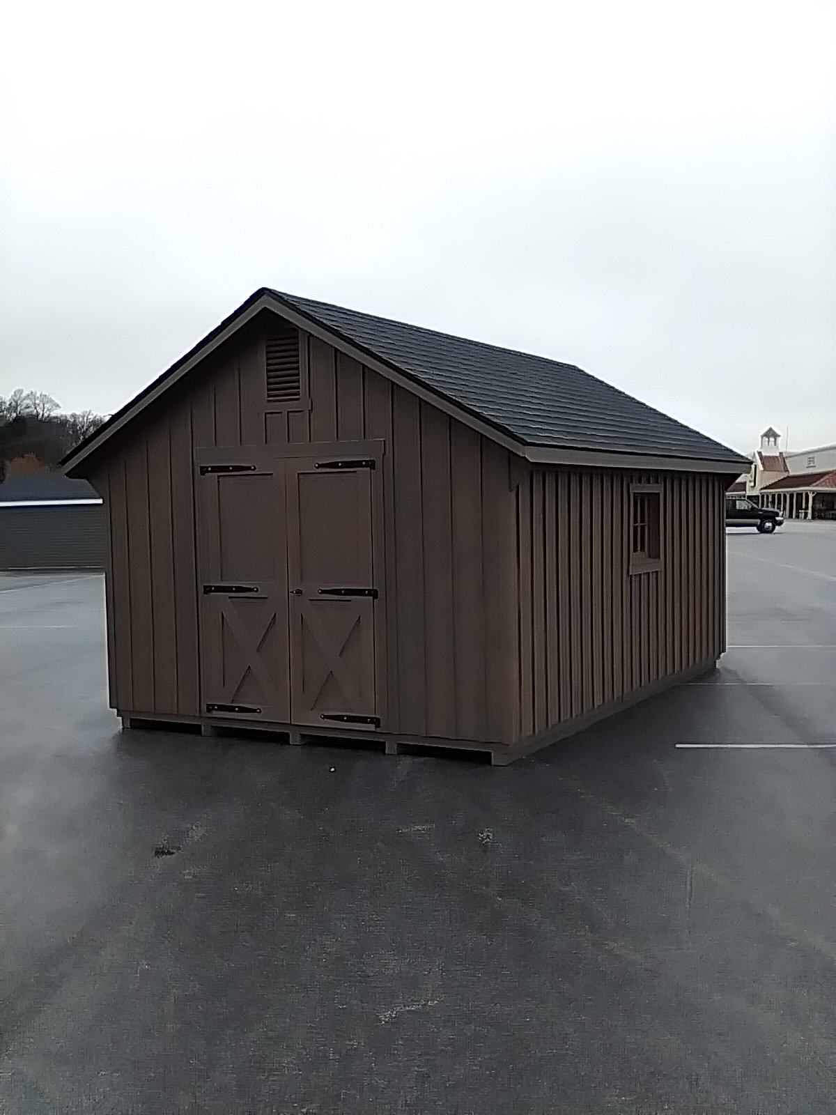 12x18 B&B Cape in stock shed
