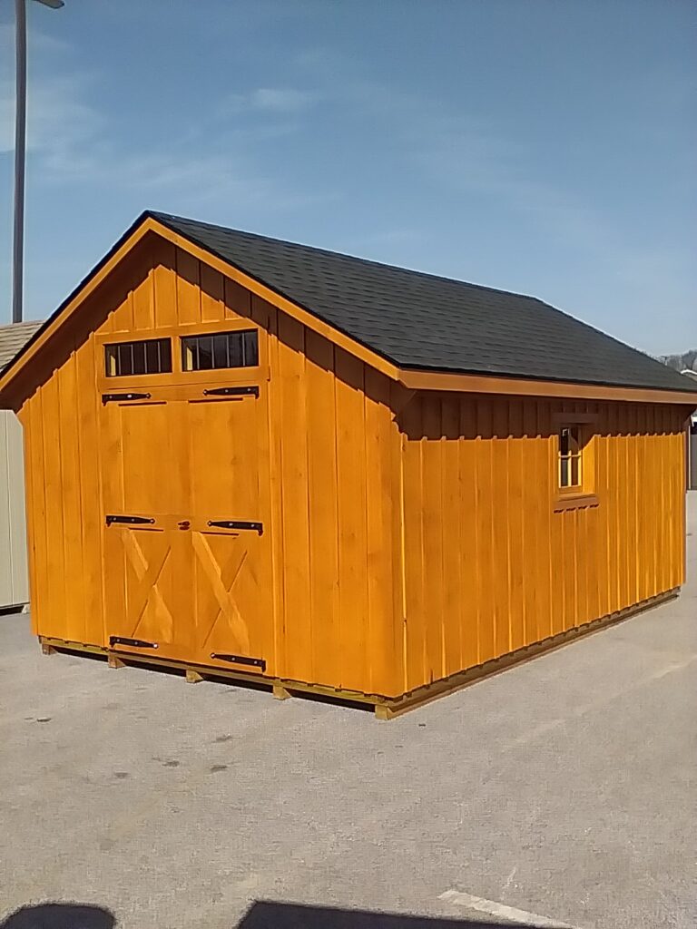 12x18 B&B Cape in stock shed