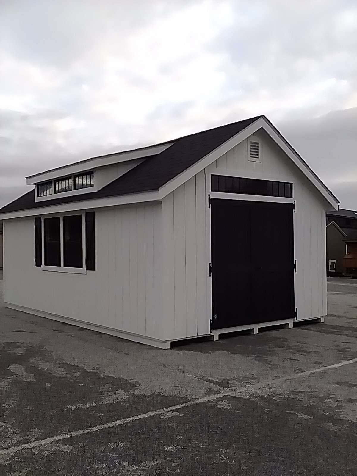 12x20 A-Frame Elite in stock shed