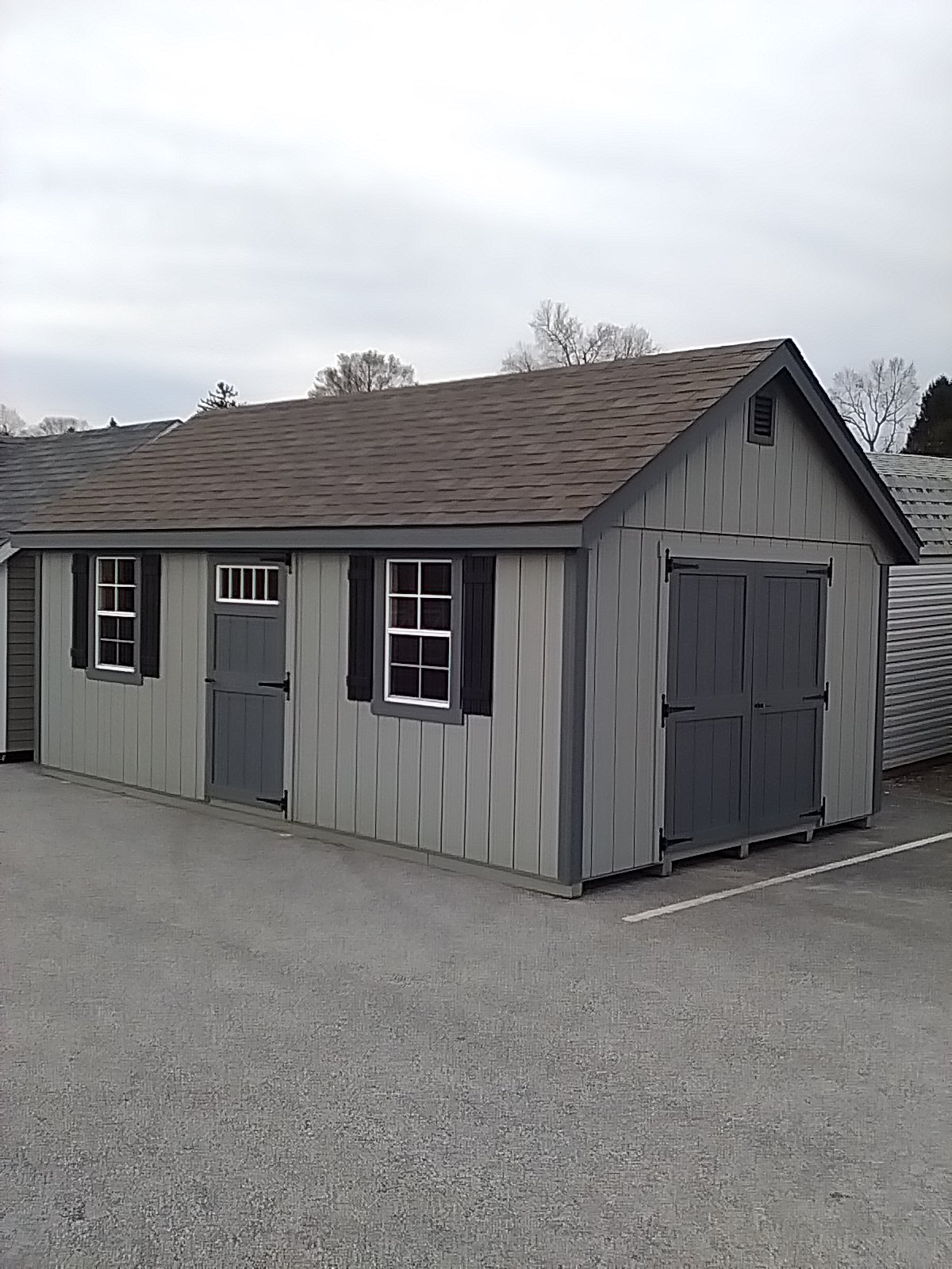 2x20 A-Frame Elite in stock shed
