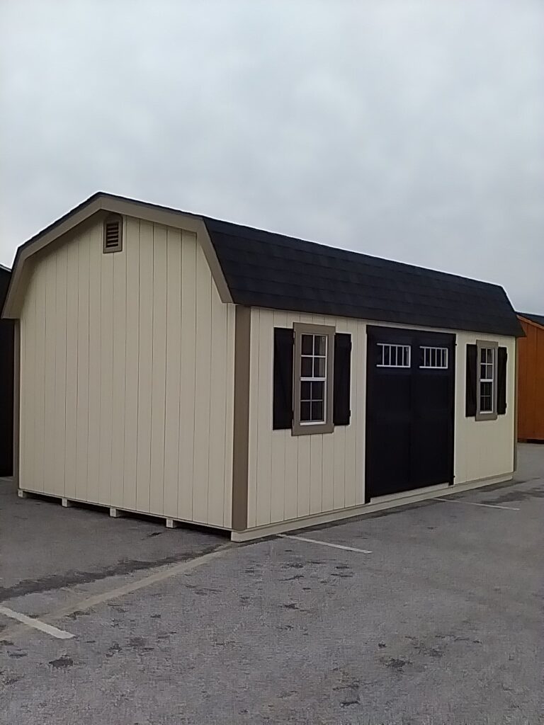 12x20 Dutch Elite in stock shed