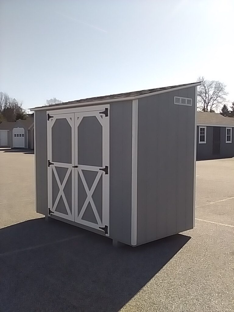 4x8 Lean-to in stock shed