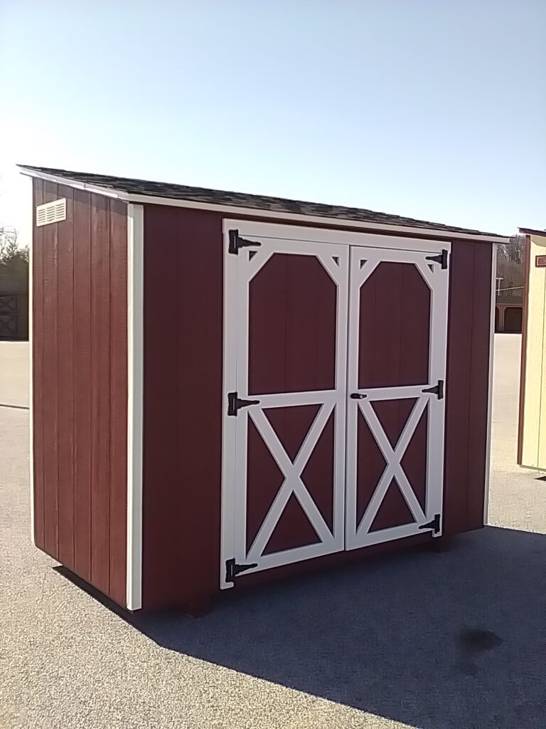 4x8 Lean-to in stock shed