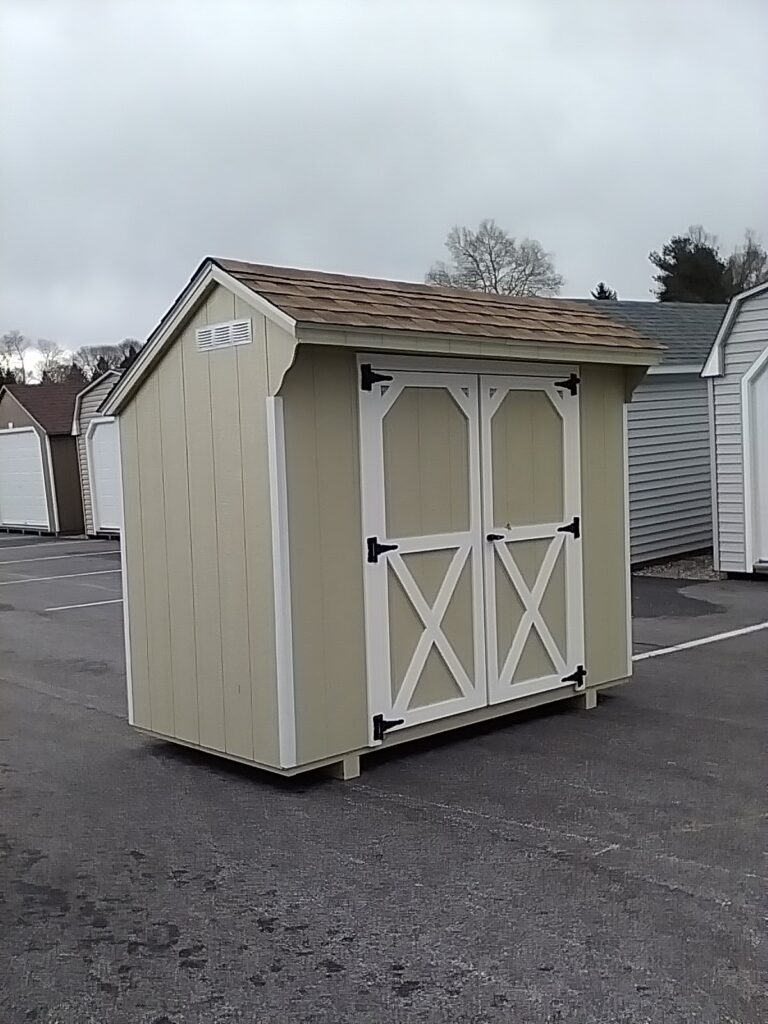 4x8 Quaker in stock shed