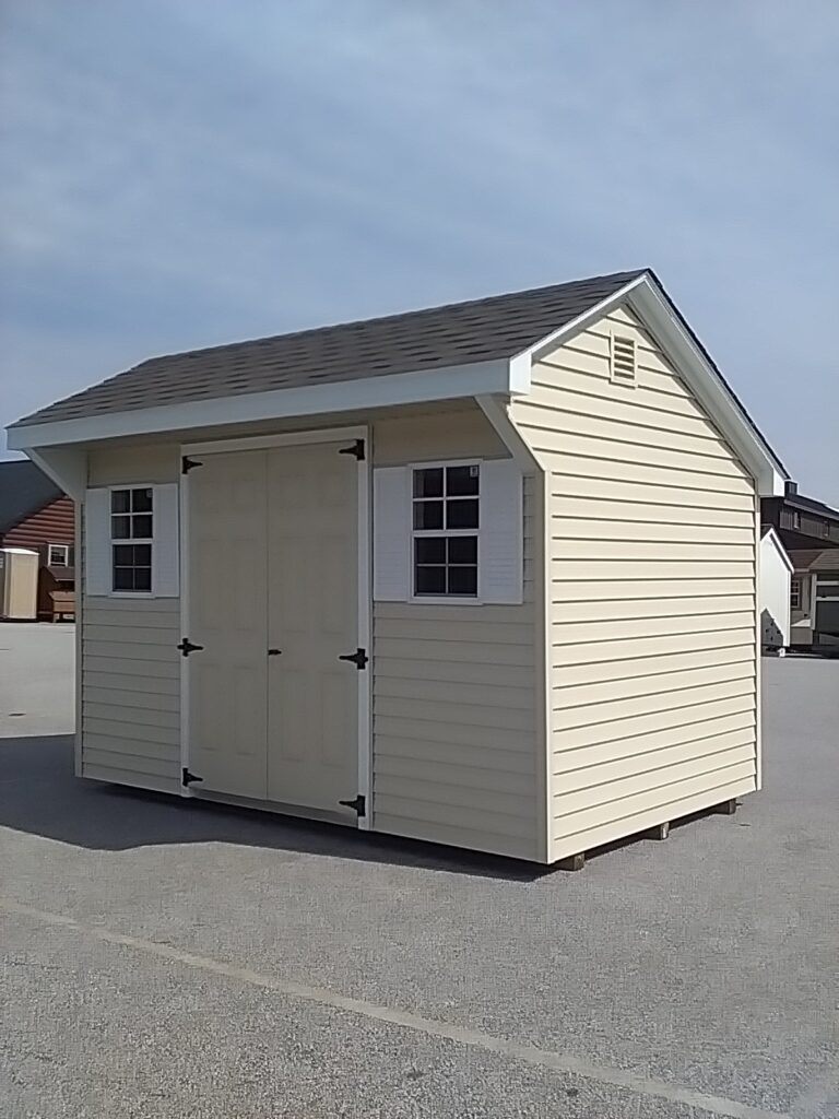 8x12 Quaker in stock shed