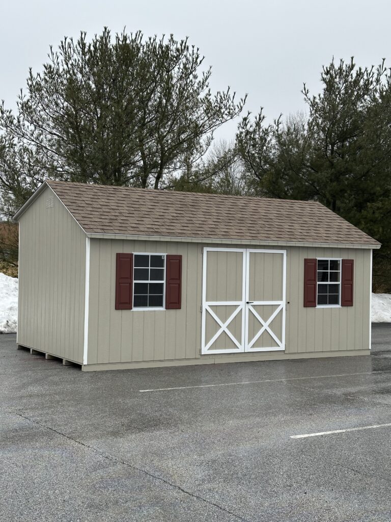 In stock 12x20 monterey shed