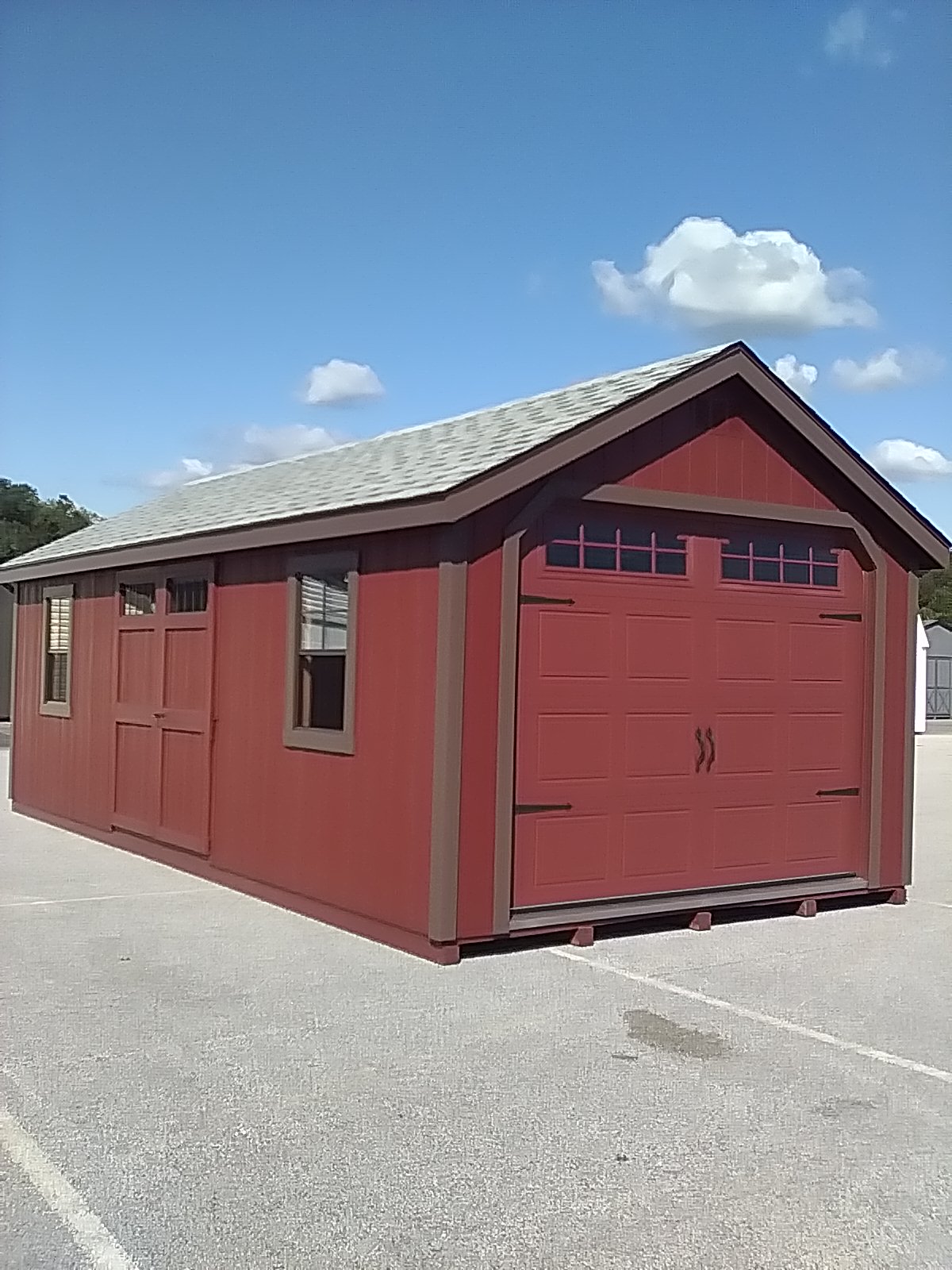 In stock 12x24 cape NE garage