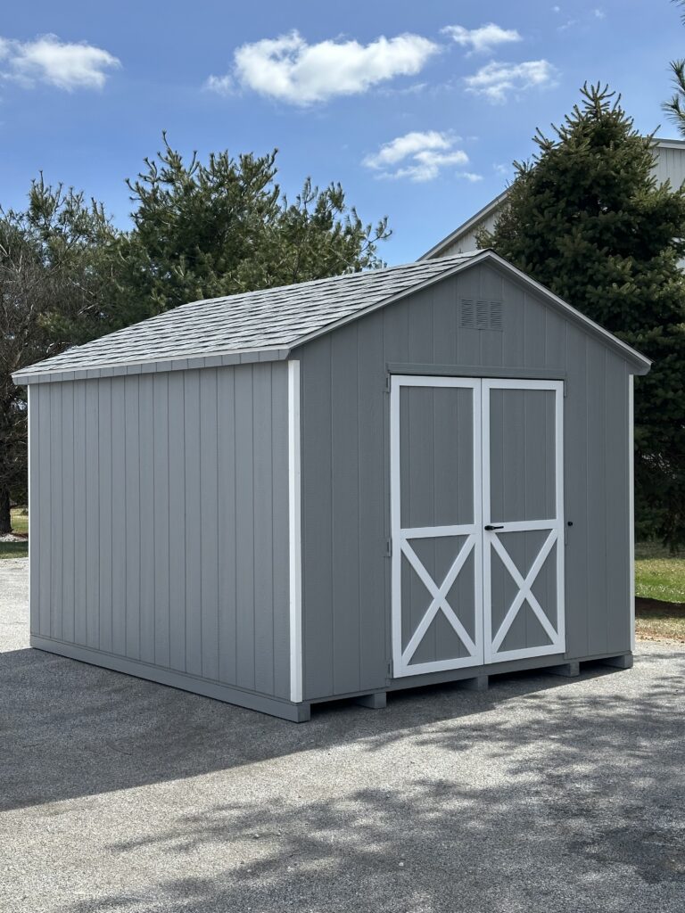grey 10x12 in stock a frame shed