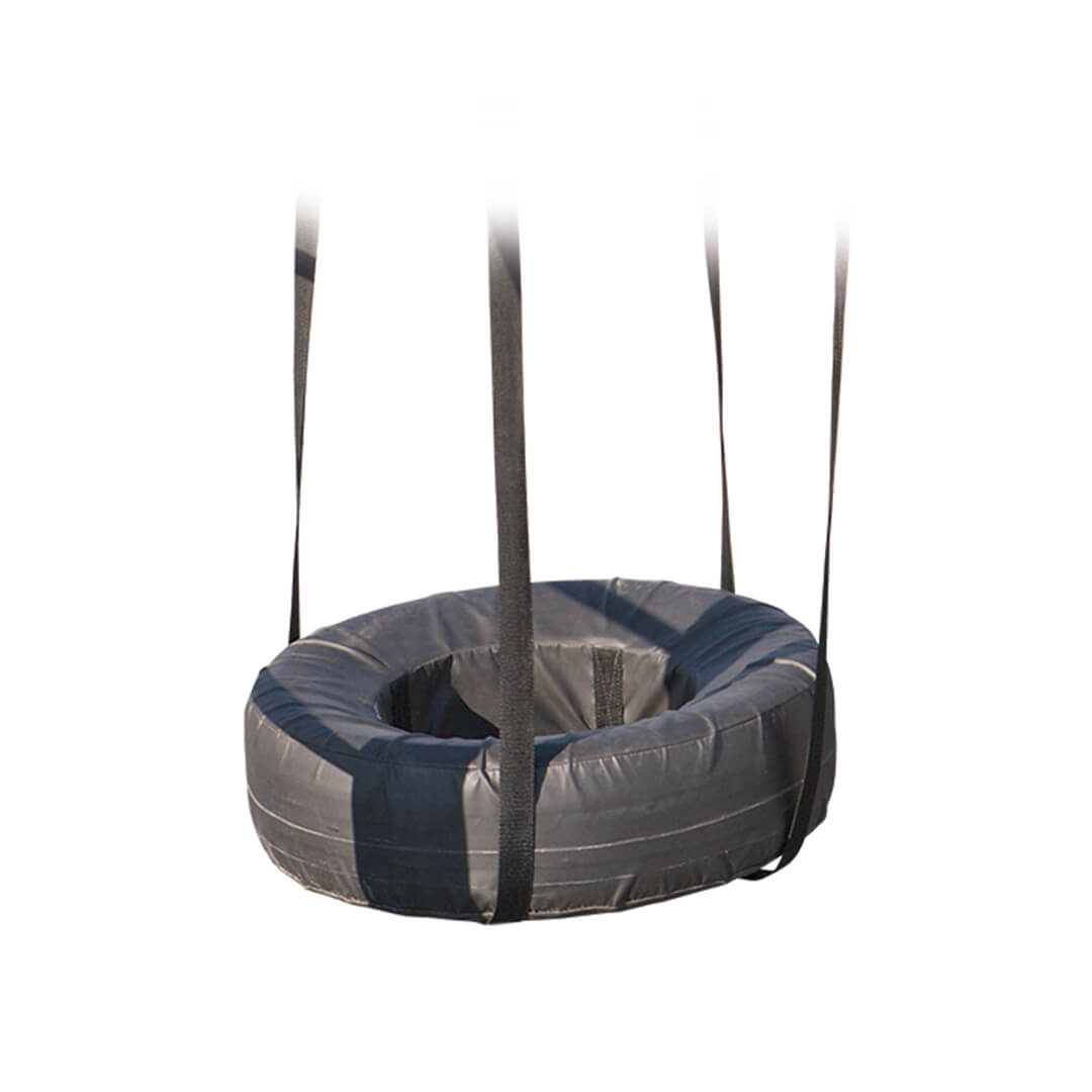 Black tire swing