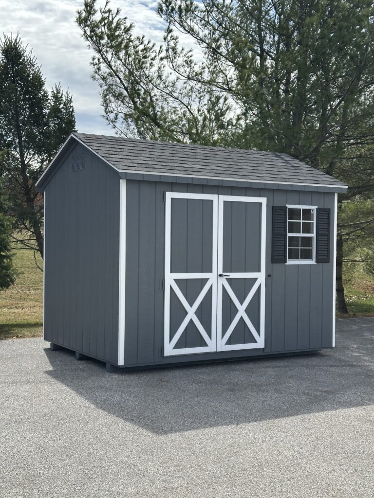 dark 8x10 in stock a frame shed