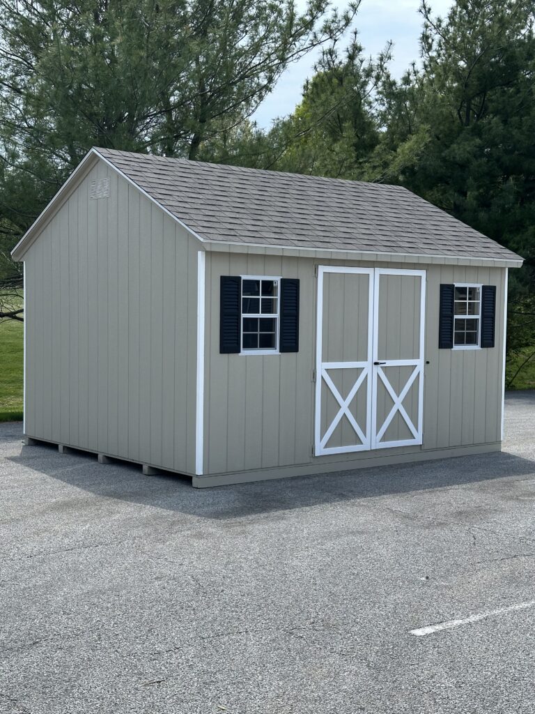 12x14 in stock cape shed