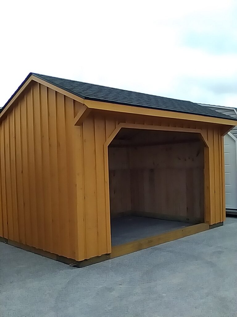 in stock 10x14 run in shed