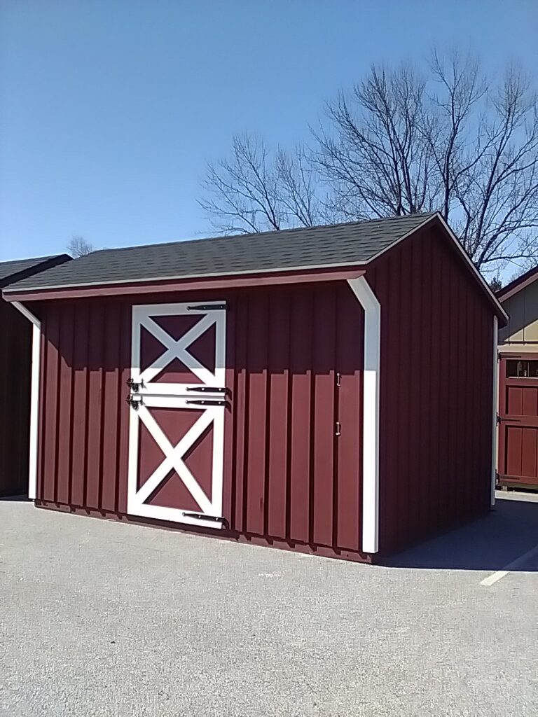 in-stock 10x14 shed row horse barn