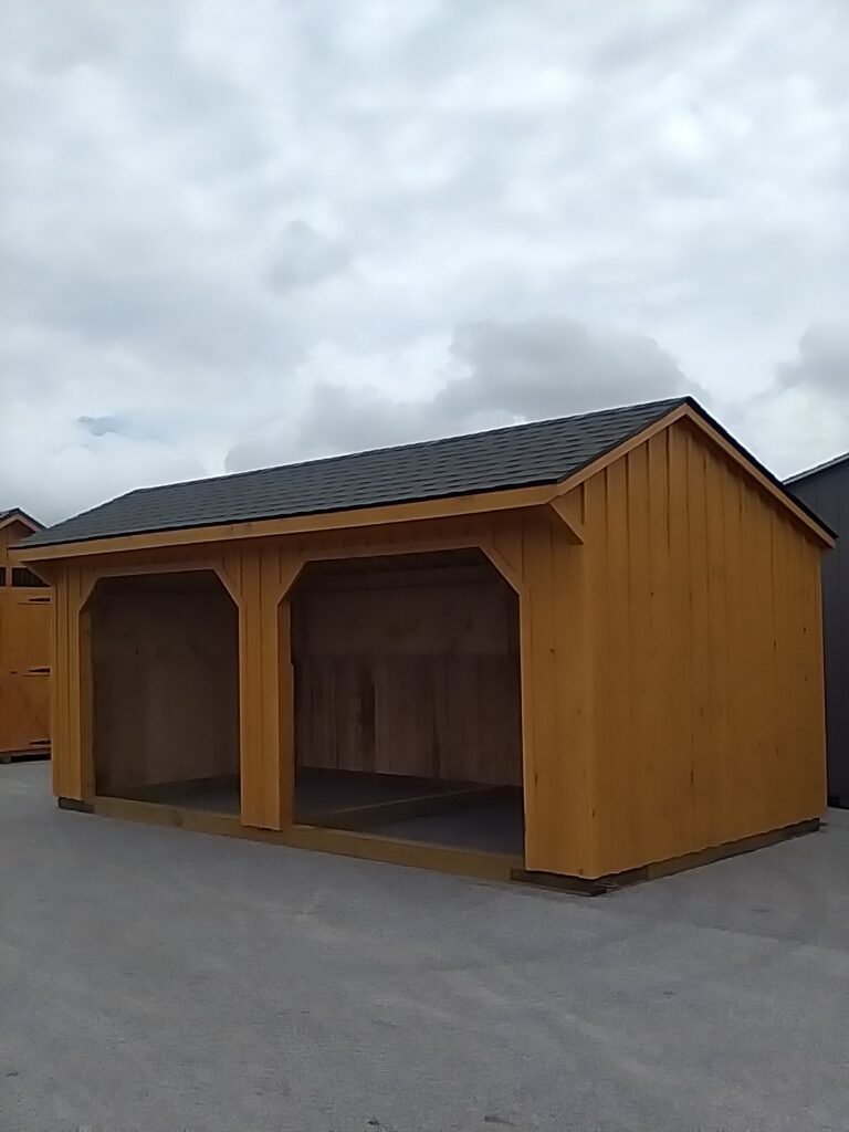 in-stock 10x20 run in shed