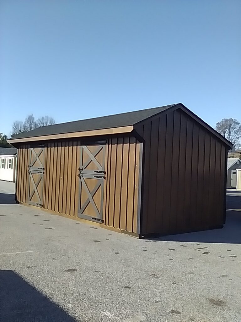in-stock 10x24 shed row barn
