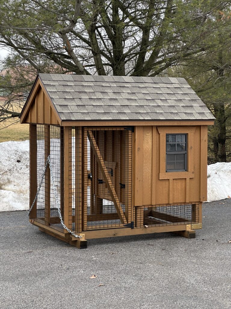 in-stock 4x6 a-frame combo chicken coop