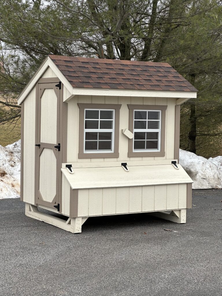 in-stock 4x6 quaker highwall chicken coop