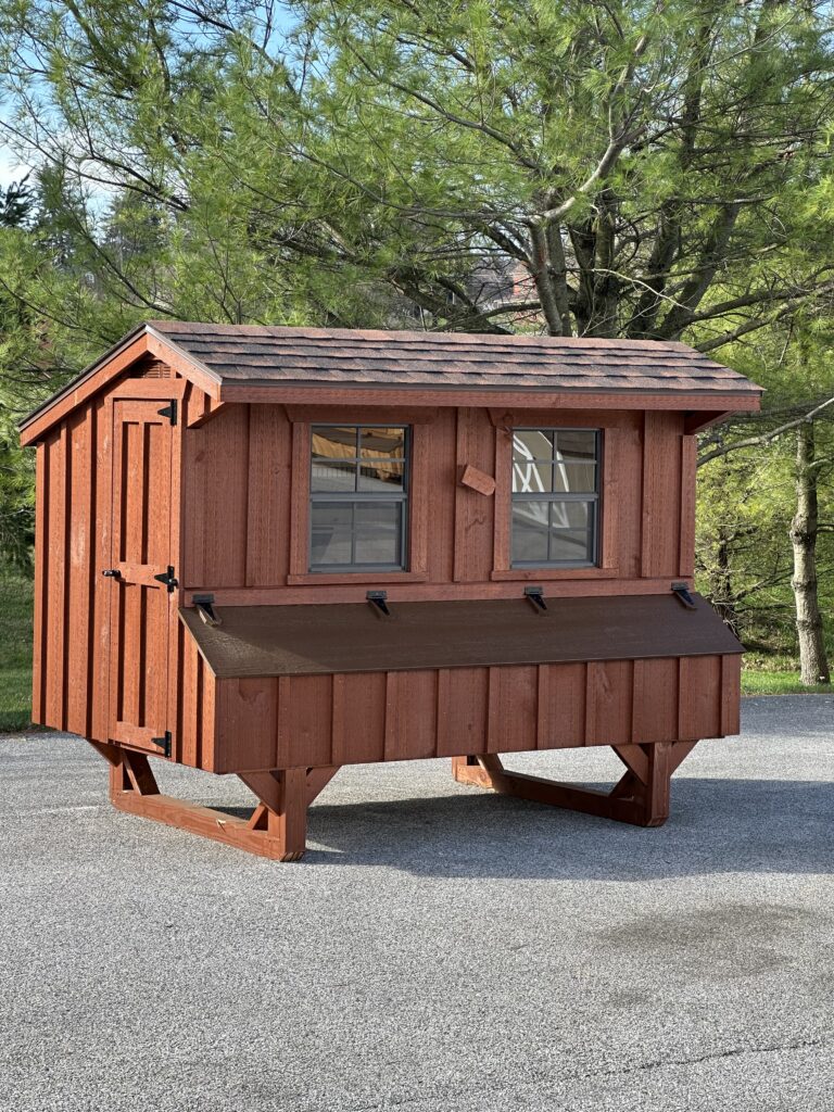 in-stock 4x8 quaker chicken coop