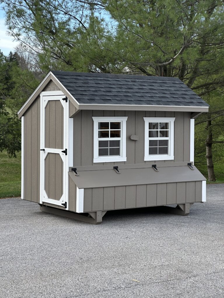 in-stock 5x8 quaker chicken coop