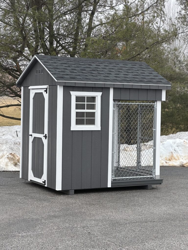 in-stock 6x8 dog kennel